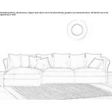 Skórzana sofa segmentowa z szezlongiem Hiawatha