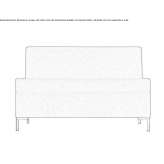 Sectional fabric sofa Pianura
