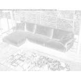 3-seater sofa with a chaise longue Pekre