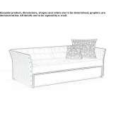 Skórzana rozkładana sofa Daglish