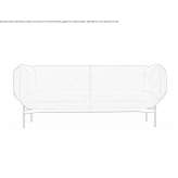 2-seater fabric sofa Gleason