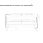 Skórzana sofa 2-osobowa Mabank