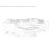 Skórzana sofa 3-osobowa z szezlongiem Arnett