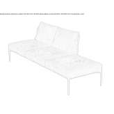 3-seater fabric sofa Tonya