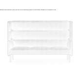 Fabric sofa with high backrest Enna