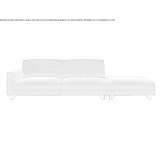 Two-seater sectional fabric sofa Ofena