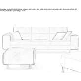 Skórzana sofa 3-osobowa Pribor