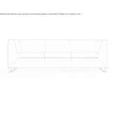 Skórzana sofa 3-osobowa Limavady