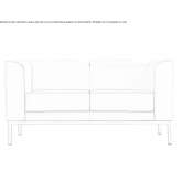 2-seater sofa Valente