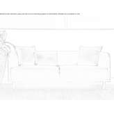 Leather 2-seater sofa Worksop