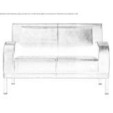 Skórzana sofa 2-osobowa Kayenta