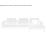 Sectional fabric sofa with a chaise longue Alique