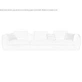 Modular sectional sofa made of fabric Oxenford