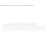 Modular sectional sofa made of fabric Dardhas