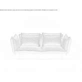 Sofa materiałowa ze zdejmowanym pokrowcem Waltham