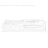 Modular sectional sofa made of fabric Wijchen