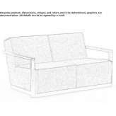 Sofa materiałowa ze zdejmowanym pokrowcem Bathgate