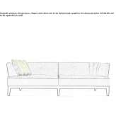 Fabric sofa Basmakci