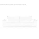 Fabric sofa with removable cover Dairago