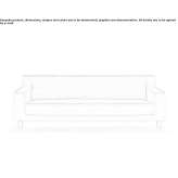 Fabric sofa with removable cover Evosmos