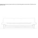 Sofa z tkaniny Isques