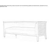 Sofa 3-osobowa tapicerowana Kunzing