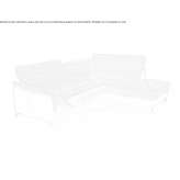 Narożna rozkładana sofa materiałowa Marmande