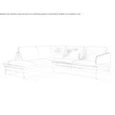 Narożna sofa segmentowa Selwerd