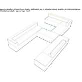 Modułowa sofa z ekoskóry Berlevag