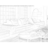 Velor sectional sofa with chaise longue Chiclayo