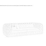 Quilted 3-seater sofa Aslanapa