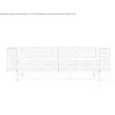 Sofa materiałowa 3-osobowa Jalance