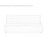Modular fabric sofa with fire-resistant padding Pinchote
