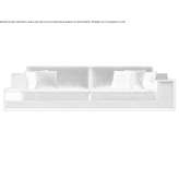 Sofa materiałowa 4-osobowa Hresa