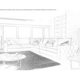 Corner fold-out velvet sofa Morshyn