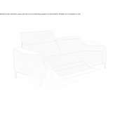 Sofa materiałowa 2-osobowa Goldap