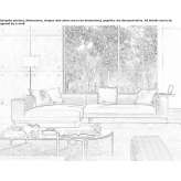 Welurowa sofa segmentowa z szezlongiem Eiken