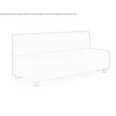Modular fabric sofa with fire-resistant padding Zolochiv