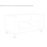 2-seater sofa Joniskis