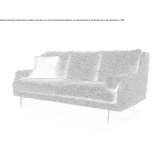 3-seater fabric sofa with a removable cover Baradero