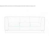 3-seater fabric sofa Seesen