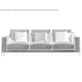 4-seater fabric sofa Ketchum