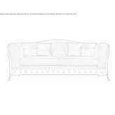 Quilted sofa bed with fire-resistant padding Vicar