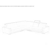 Sofa materiałowa segmentowa ze zdejmowanym pokrowcem Dairago