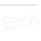 Sofa segmentowa z ognioodporną wyściółką Meltham