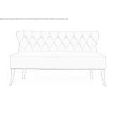Pikowana skórzana sofa w stylu Chesterfield Pembury