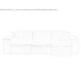Skórzana sofa segmentowa 3-osobowa Stargard