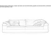Skórzana sofa 3-osobowa Carignan