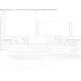 Sofa segmentowa Dacron® z szezlongiem Arcinas