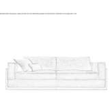 Sofa z tkaniny Laja